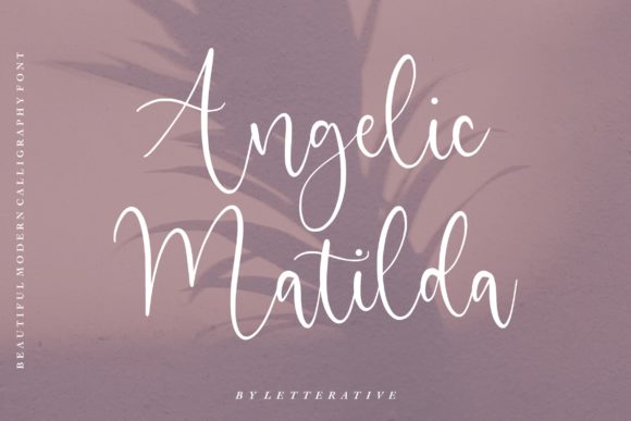 Angelic Matilda: A Script Font with Heart and Hierarchy