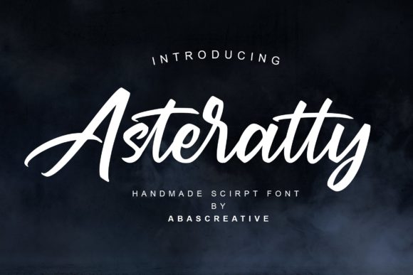 Asteratty: A Premium Script Font That Elevates Your Campaign Design