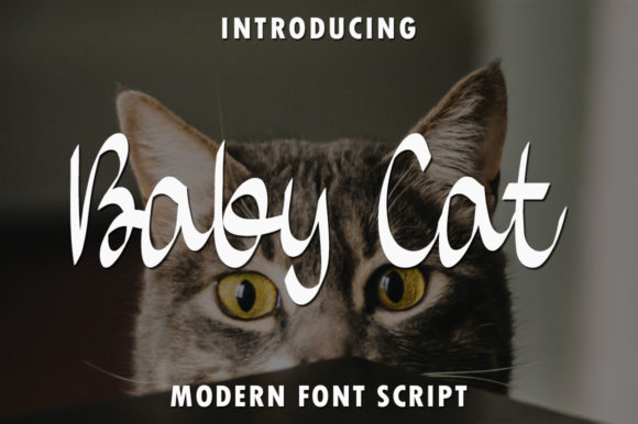 Baby Cat Font: A Handwritten Typeface That Elevates Digital Design