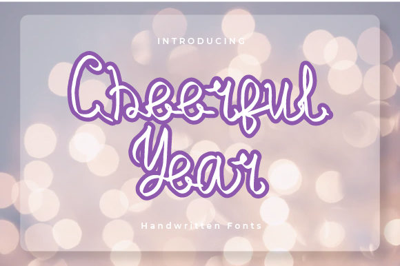Boost Your Campaigns with the Cheerful Year Font