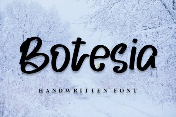 Botesia Font: A Trendy Handwritten Typeface for Modern Marketers