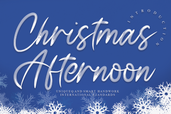 Christmas Afternoon Font: Elevate Your Holiday Branding