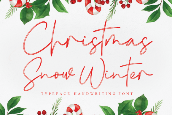 Christmas Snow Winter Font: A Versatile Typeface for Campaign Design