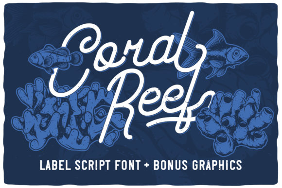 Coral Reef Font: A Vintage Script for Editorial Elegance