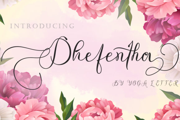 Dhefentha: A Script Font That Elevates Editorial Design
