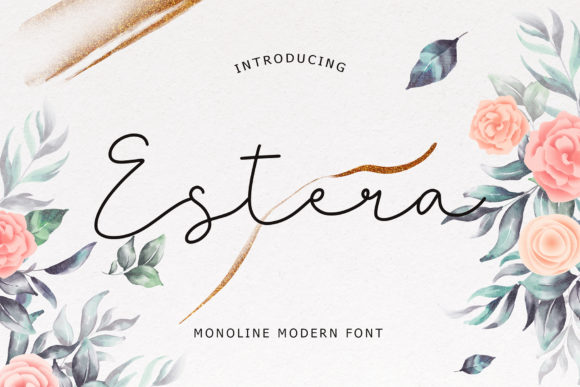 Estera Font: A Romantic Typeface for Memorable Marketing