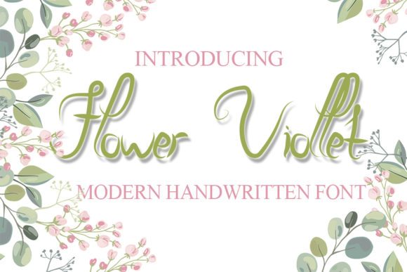 Flower Viollet: A Delightful Handwritten Typeface for Branding