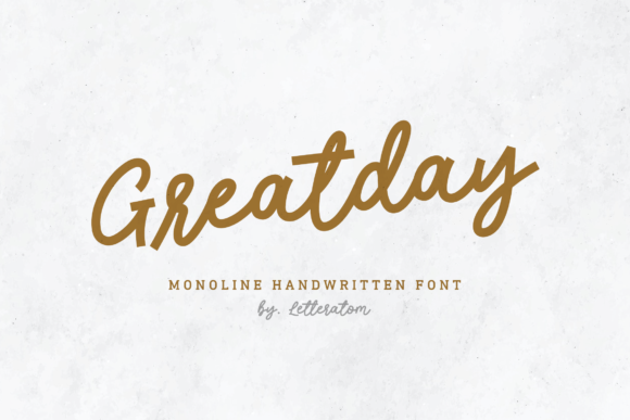 Greatday Font: A Warm, Handwritten Typeface for Editorial Design