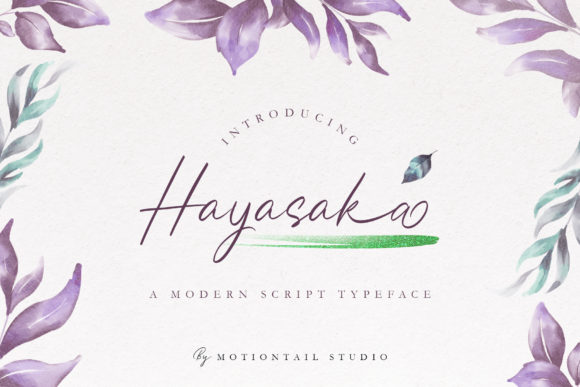 Hayasaka Font: A Handwritten Typeface for Modern Web Design