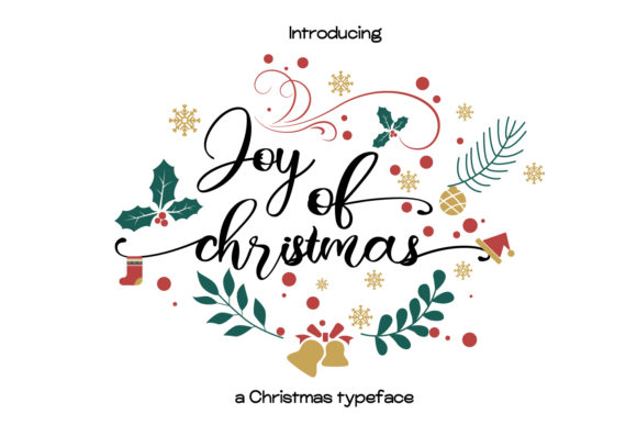 Joy of Christmas Font: A Handwritten Typeface for Holiday Magic