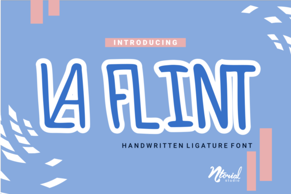 La Flint Font: A Playful Typeface for Bold Marketing Design