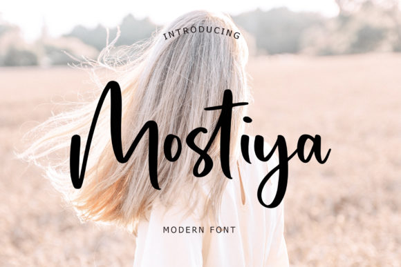 Mostiya Font: A Beautiful Handwritten Typeface for Crafters and Makers