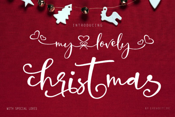 My Lovely Christmas Typeface for Web Designers