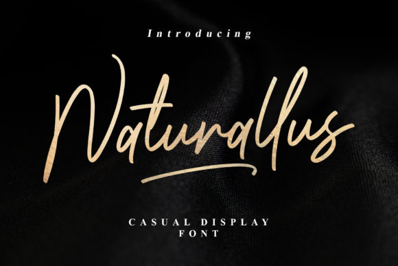 Naturallus: A Handwritten Typeface for Editorial Elegance