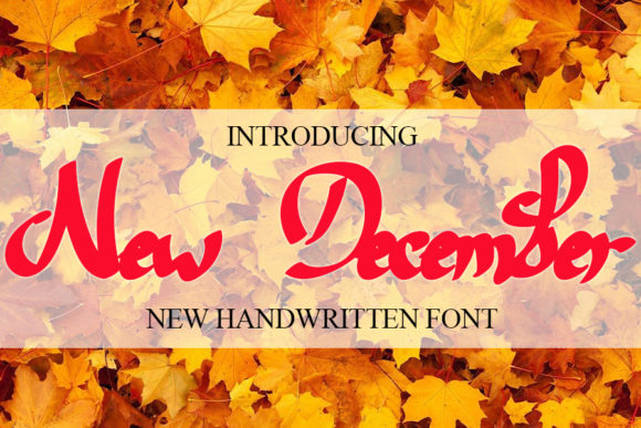 New December Font: Elegance in Every Character