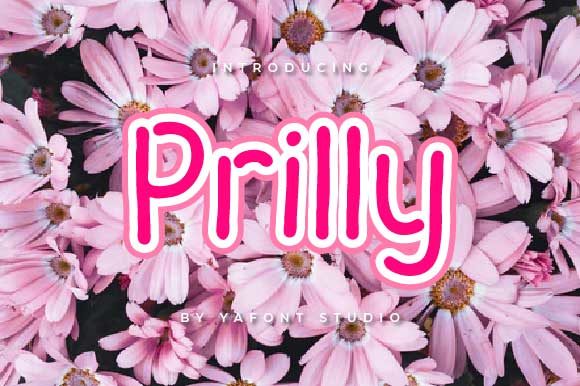 Prilly Font Review: A Sweet Handwritten Typeface for Creative Projects