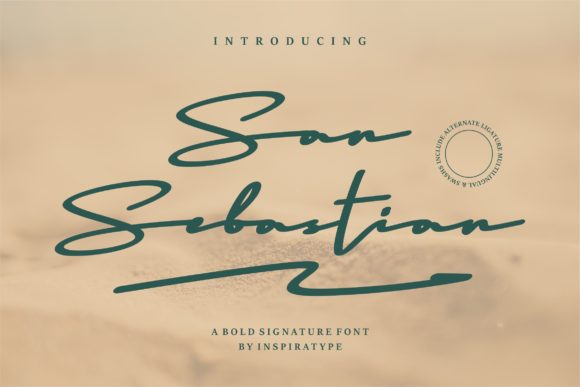 San Sebastian: A Handwritten Typeface for Modern Marketing