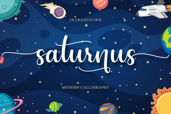 Saturnus: A Script Font That Demands Attention