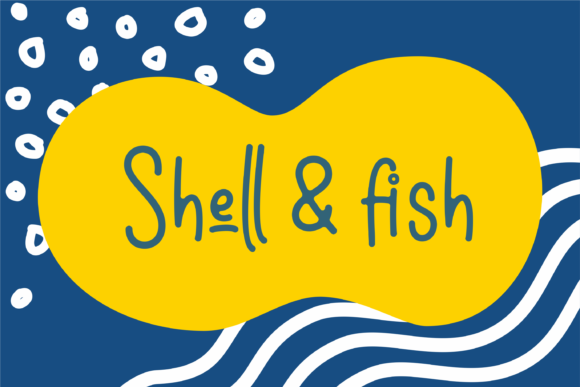 Shell Fish: A Script Font with Natural Charm