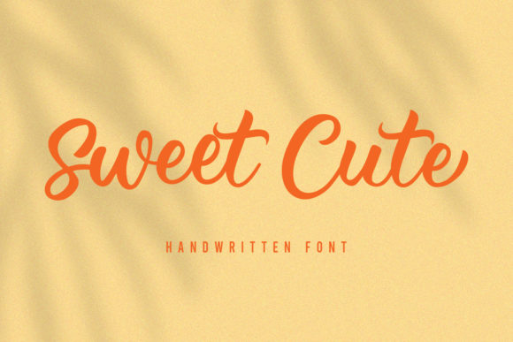 Sweet Cute: A Handwritten Font That Brings Your Crafts to Life
